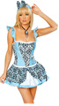 Women Angel Costume skyblue printing Adult Party Circus Sexy Halloween Costumes hot selling