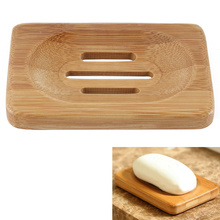 1Pc Practical Wooden Soap Dish Storage Case Plate Container Holder For Bathroom Wash Accessories Home Shower Kitchen Tray Holder
