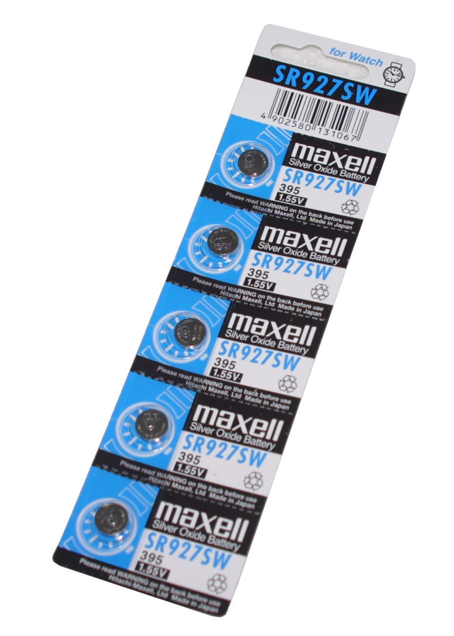 Maxell-SR927SW-395-Silver-Oxide-Watch-Battery-x-100-pcs-Made-in-Japan-FREE-Registered-POST