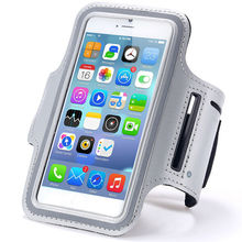 Gray Waterproof Sport Armband Case for iphone 6 4.7” Gymnasium Activities Accessories Running Phone Pouch Cover