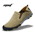 Suede leather shoes Men Casual Shoes Mesh Inside Fashion Outdoor Trekking Shoes Climbing Men Rubber Shoes