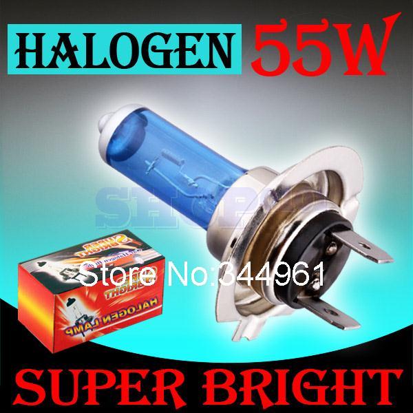 H7 55W 12V Halogen Bulb Super Xenon White Fog Lights High Power Car Headlight Lamp Car