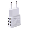 New 5V 2 0V EU Plug 3 Ports Universal USB Wall Travel Charger Adapter for iPhone