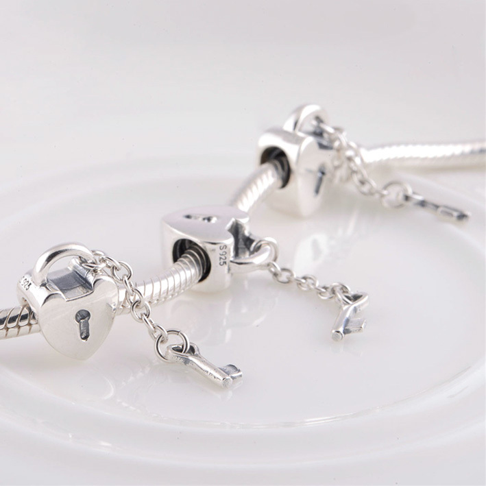 pandora charm heart lock and key pandora charm heart lock and key