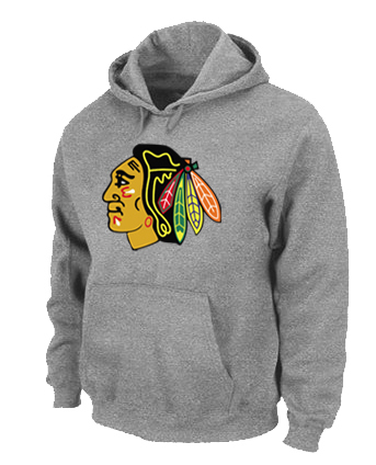 NHL Chicago Blackhawks Big & Tall Logo Pullover Hoodie Grey (1).jpg