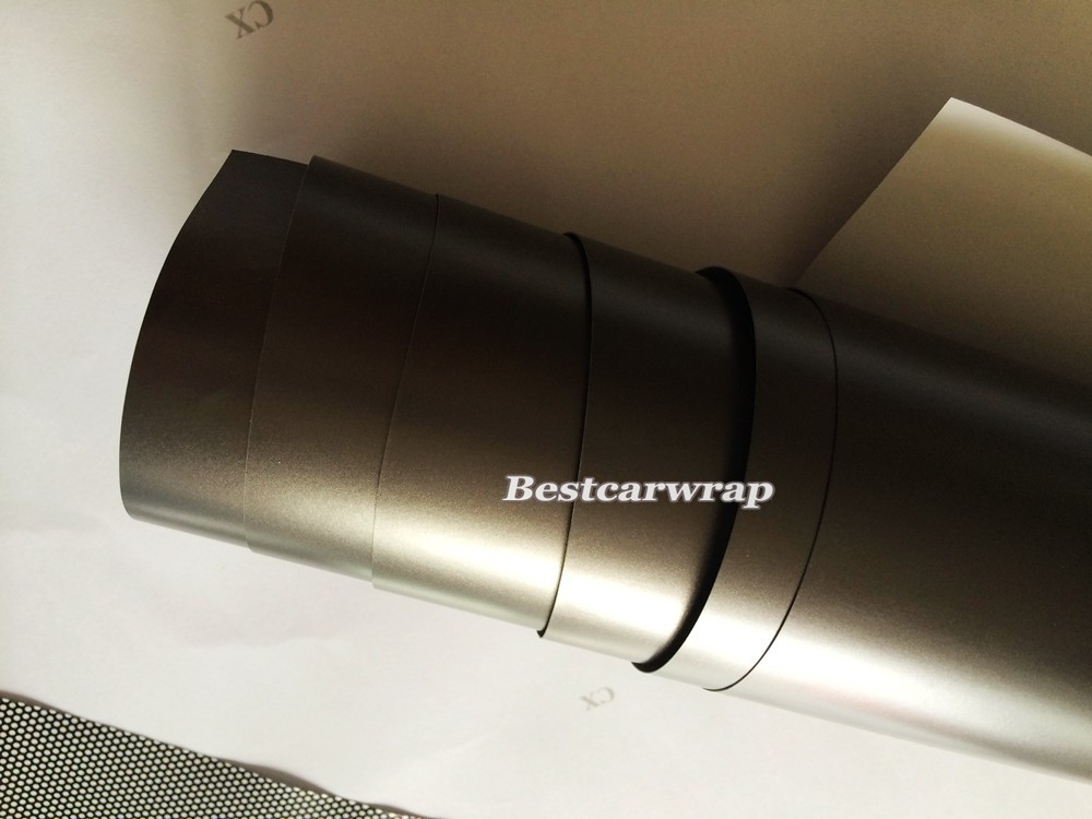 Dark Grey gunmetal matt chrome metallic grey film vinyl wrap 3m Foile (2)