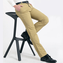 2015 Mens Top Designed Solid Casual Business Dress Pants Pantalones Hombre Business Pants Straight Thin Comfortable Trousers K13
