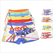 S371 2 High Quality Brand New Children s Cotton Underwear Car Printed Boys Underwear Cartoon Boy