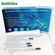 Portable High Frequency Darsonval Spot Acne Remover Face Hair Body Skin Care Spa Beauty Device Machine kit with retail box