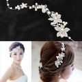 New style is pure and fresh temperament gorgeous bride pearl headdress flower headdress flower dress soft
