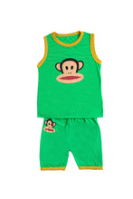 2016 Cheap Sunshine Children Boys T-Shirts Clothing Sets Girls T-Shirt Waistcoat + Shorts Boy Kids Summer Clothes Set F106