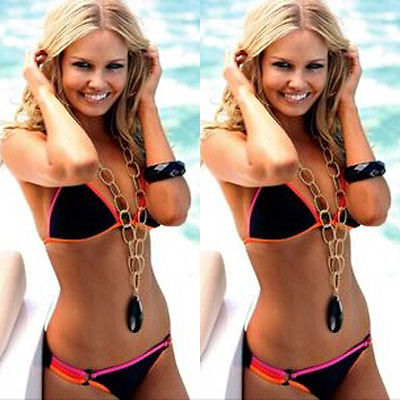 2016 font b Women b font Brazilian Biquini Neoprene Crochet Bikini font b Bra b font