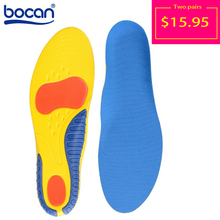 Bocan sport insoles shock absorption pads running sport shoes inserts breathable insoles foot health care for men and women 7755
