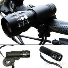 New 240 Lumen Q5 Cycling Bike Bicycle LED Front Head Light Torch Lamp with Mount Outdoor Flashlight Wholesale
