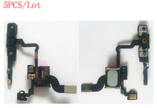 (4G90605AM)(5PCS/Lot by AM Epacket)100% Top Quality Guarantee for iPhone 4 Proximity Sensor+Ear Speaker+Power Button Flex Cables