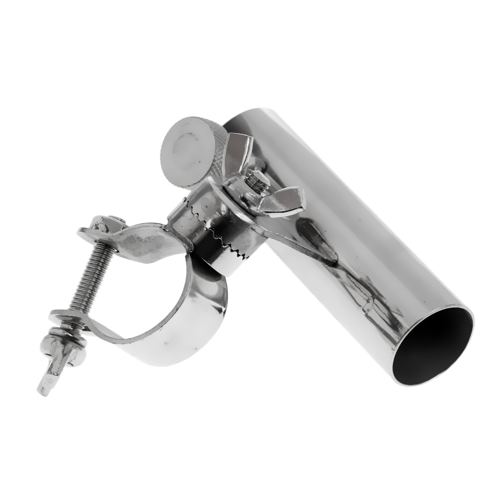 Description Picture 5 of item2Pcs  Stainless Steel Anti-slip Fishing Rod Holder Fishing Chair Mount Fishing Rod Rack Bracket Connect