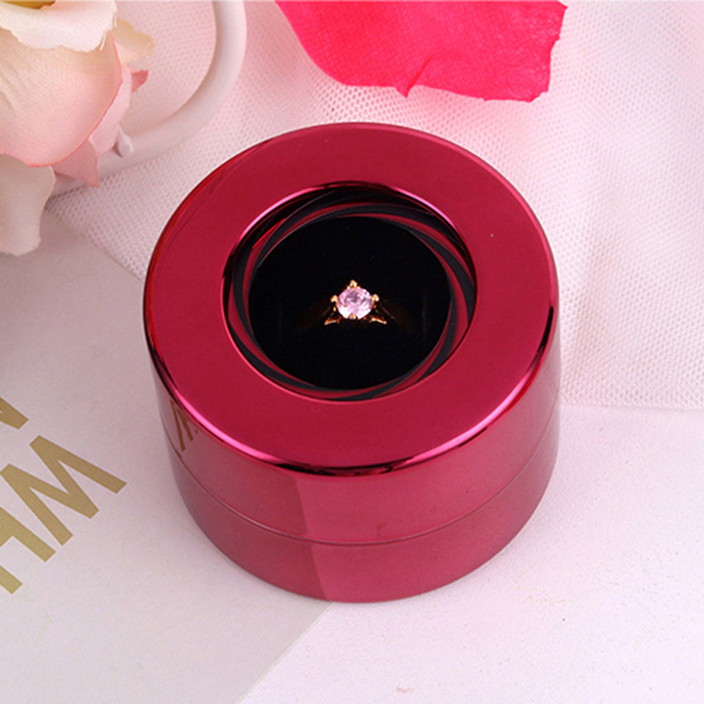 rotating ring box with light