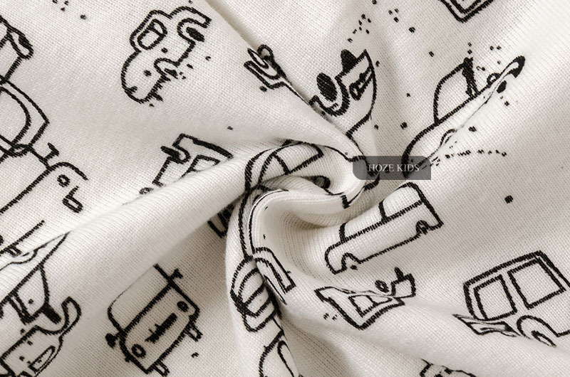 2015 Brand New Pyjamas Kids 100% Pure Cotton Long Sleeve Fashion Car Styling Pajamas For Girls 2Pcs Baby Boys Clothing Sets m005