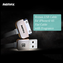 USB Cable for iPhone 4 iPhone4s Charging Data Sync Cables Original Remax Double Sides USB connector with Fragrance