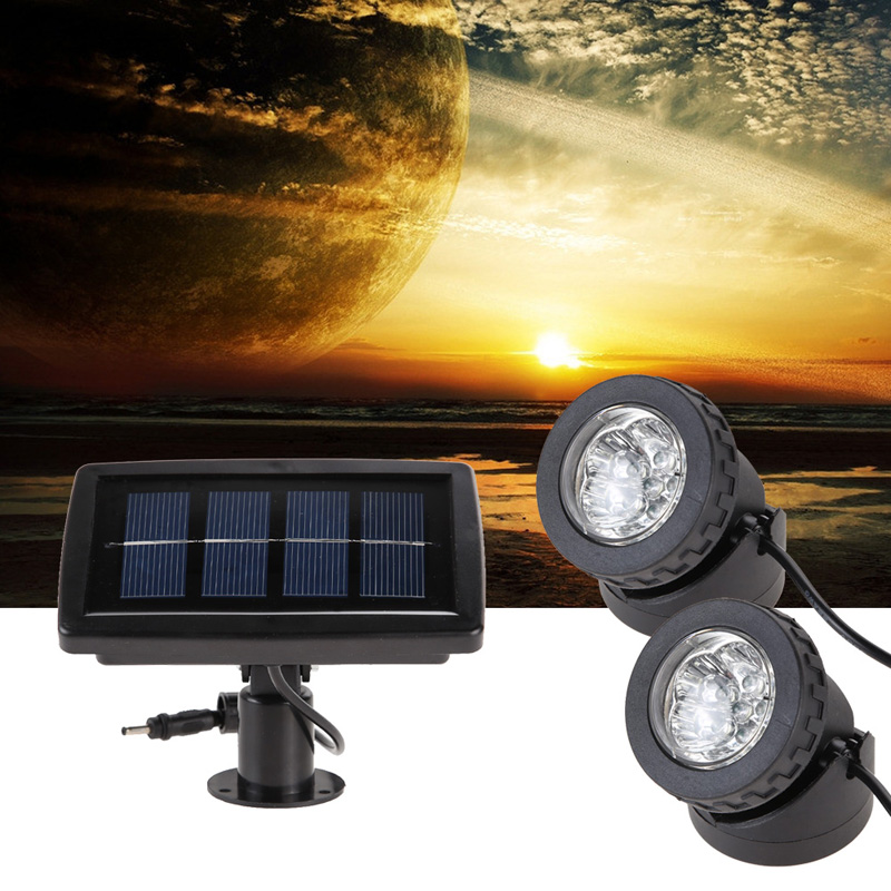 Solar Power 2 lamp White Spotlight Under Water Pool Pond Garden Path Light LED Solar Light Outdoor Free Shipping Solar Power 2 lamp White Spotlight Under Water Pool Pond Garden Path Light LED Solar Light Outdoor Free Shipping