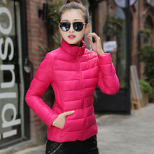 13 Colors 2016 NEW Women Coat Fashion Autumn Winter Women Jacket Female Parkas Casual Basic Jackets Padded plus size S-XXXL