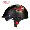 New arrive Torc T 55 retro motorcycle half face helmet vespa vintage helmets for men women