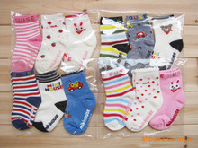 Boy Girl Cute Lovely Soft Cartoon Mix Design Socks Baby Kid Slip resistant Cotton Socks Children