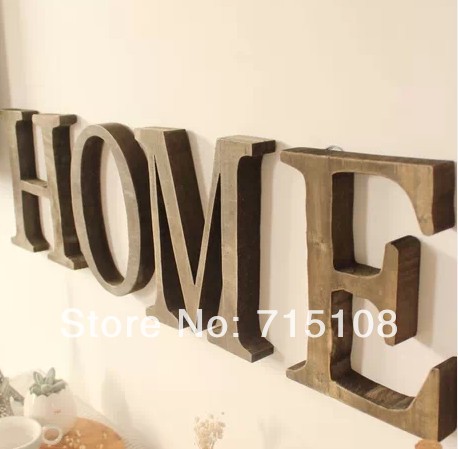 vintage wooden letter free standing big size 23cm height letters home decor wall furnishing articles english - Home Decor Articles vintage wooden letter free standing big size 23cm height letters home decor wall furnishing articles english - Home Decor Articles