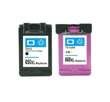 2PC For HP650 650xl Ink Cartridge For HP 950 Deskjet 1015 1515 2515 2545 2645 3515 4645 Printer