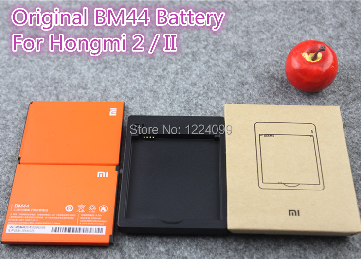 100%   2200  BM44  Xiaomi Hongmi 2   2 /  2   Batterij Bateria +   