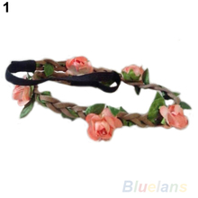 Boho Style Floral Flower Women Girls Hairband Headbands Festival Party Wedding 01NP