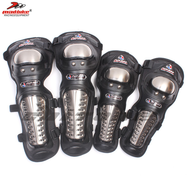 Madbike Motocross knee elbow protection stainless ...