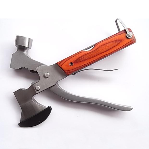 Multifunction Axe Outdoor Hunting Camping Survival Pliers Portable Folding Knife Multi tool Free Shipping