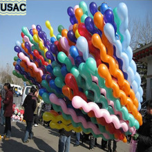 4Pcks/LOT New 50Pcs/Pack Giant Rubber Helium Spiral Latex Balloon Birthday Baloon Party Wedding Decoration Supplier Ballons