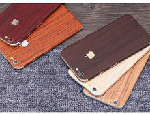 10set Ultra Wood Surface Full Body Skin Decal Cover Sticker For iphone 6/6s 6plus Coating Cellphone Skinny Protection Stickers