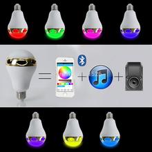 Wireless Bluetooth 4.0 Audio BB Speaker Music Player LED Bulb Lamps