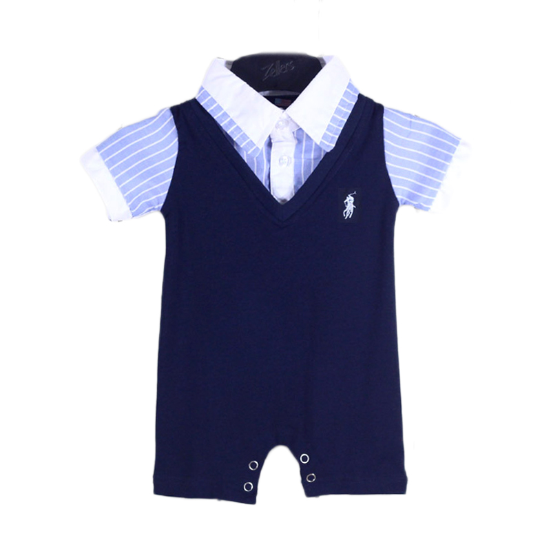 baby boy clothing 2016 summer font b plaids b font romper new born baby clothes ropa