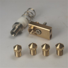 1.75/3mm Ultimaker 2 Extended 3D printer parts Ultimaker 2+ UM2+ E3D Olsson block nozzle hotend kit for 3D printer DIY part