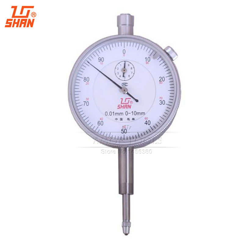 0-10/0.01mm dial indicator reloj comparador dial gauge without ear table of measures bore gauge