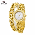 New Fashion Quartz Watch Stainless Bracelet Watch Women Casual Dress Watches Luxury Gold Steel Wristwatches Relojes