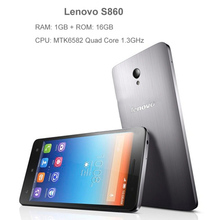 Lenovo S860 MTK6582 Original 5 3 Cell Phones Quad Core Android 4 2 1GB RAM 16GB