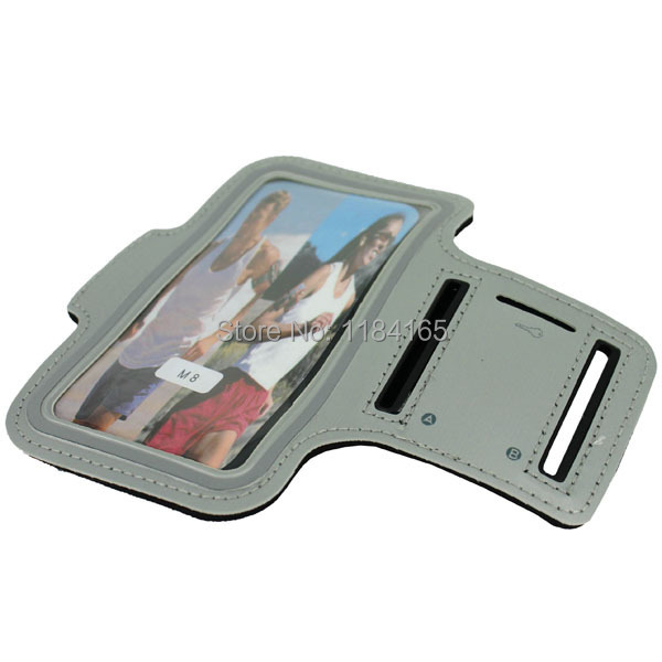 HTC-1206H_1_Stylish Gym Sports Armband Pouch Case for HTC One M8