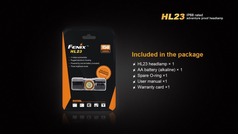 FENIX HL23 waterproof headlamp (16)