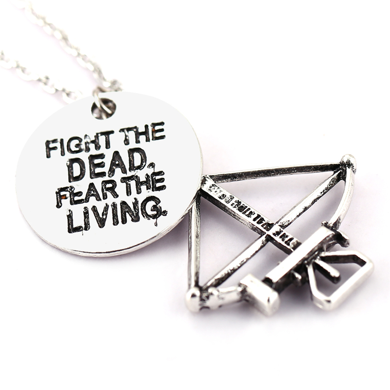 The Walking Dead Avec Main Griffe Hache Collier Film Bijoux Meilleur Cadeau livraison gratuite(China