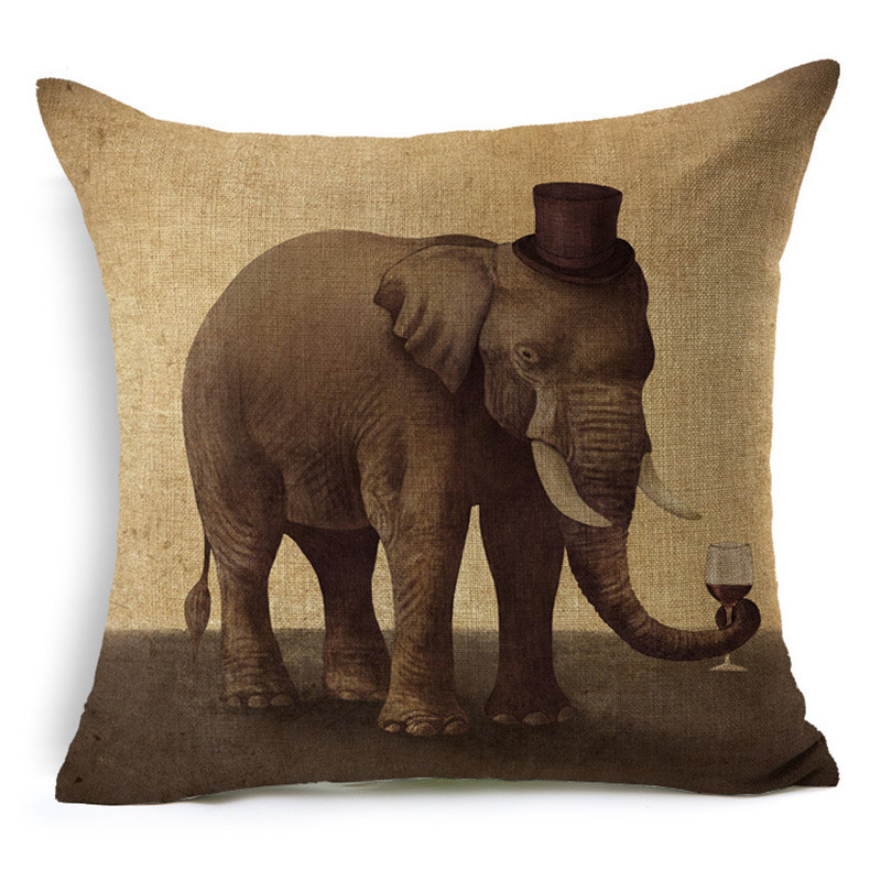 elephant design cushions