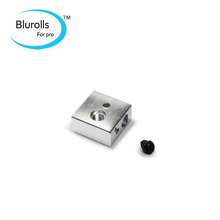 3D printer parts Reprap Makerbot DIY Aluminium heater block for HotEnd sand blasting surface top quality