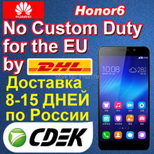 Huawei Honor 6 Dual SIM 4G LTE FDD Mobile Phone Octa Core 3GB 16GB Android 4.4 5.0” inch IPS 1920*1080p 13MP Play Store GPS