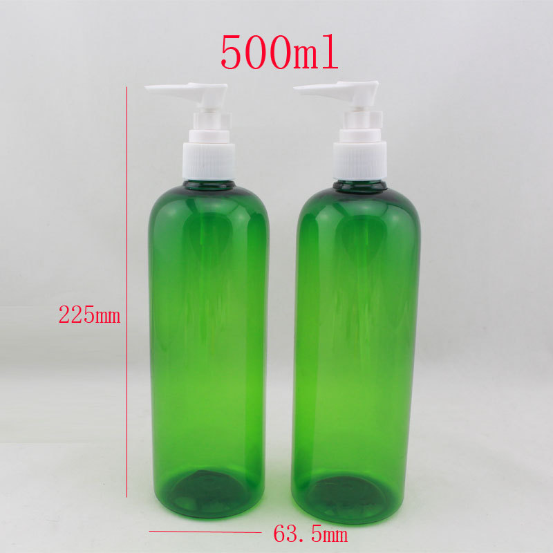 500ml empty plastic shampoo bayonet  pump bottles ,500cc  body cream pump bottle containers for cosmetic packaging 14pc/lot