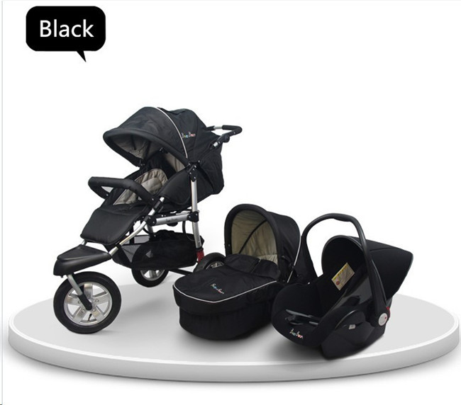 Black Baby Stroller 3 in 1 For Pretty Baby 2015 Hot