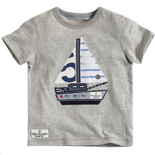 Brand 100% Cotton New 2016 Summer Baby Boys Clothing Toddler Children Kids Clothes Tees T-Shirt Short Sleeve t Shirt Boys Blouse